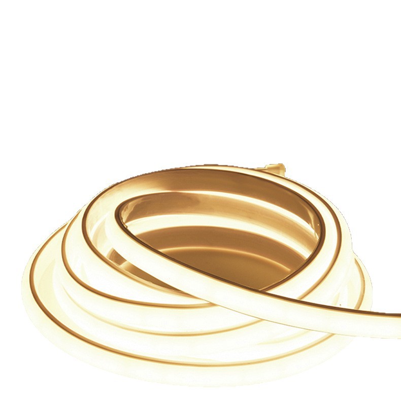 Warm-white COB strip coil