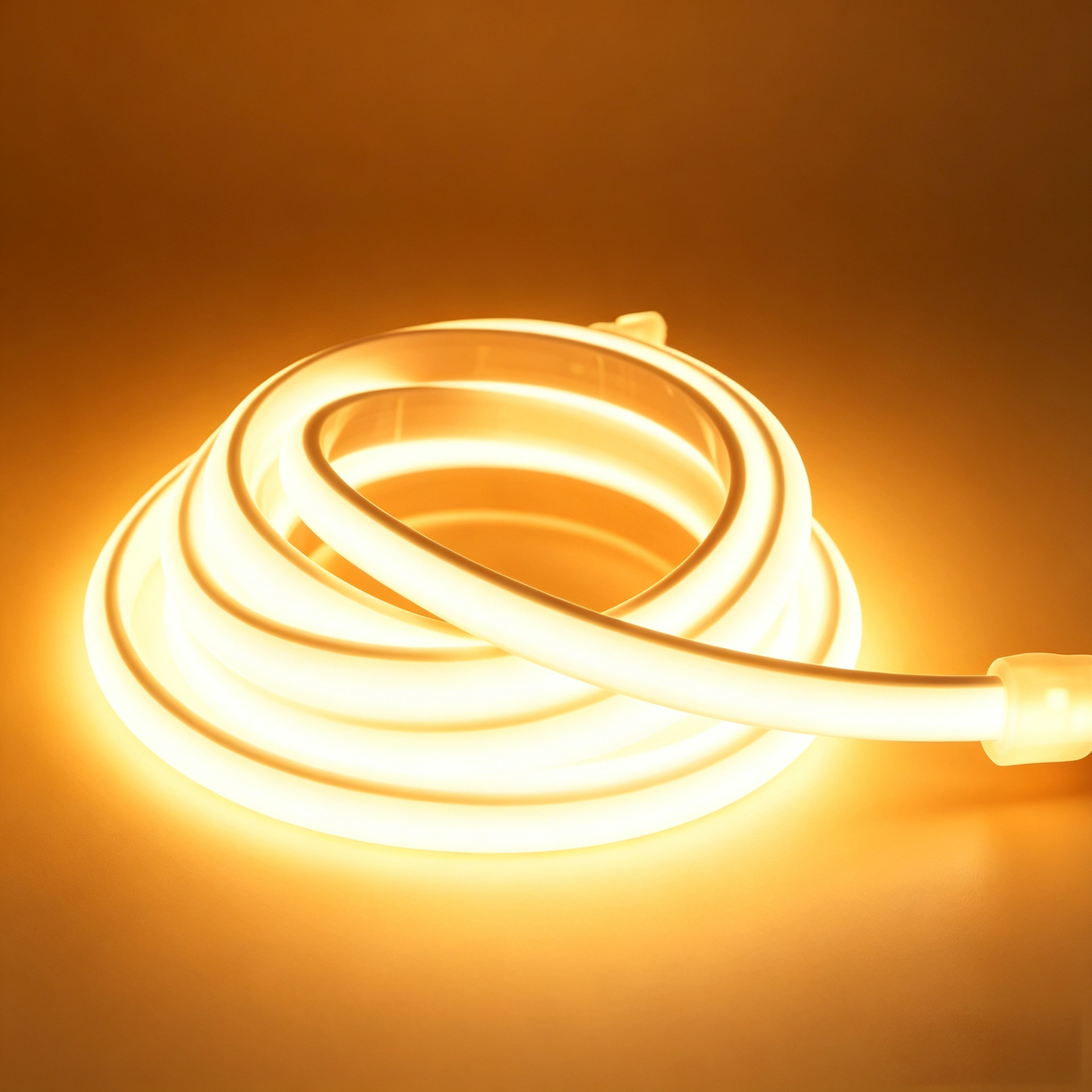 Warm-white COB strip lighting