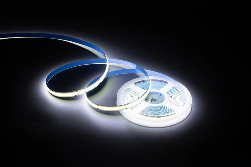 White COB strip reel and extended light line