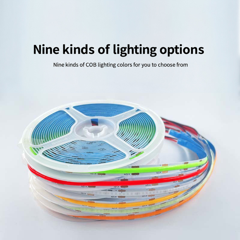 COB reels with separate fixed light colours