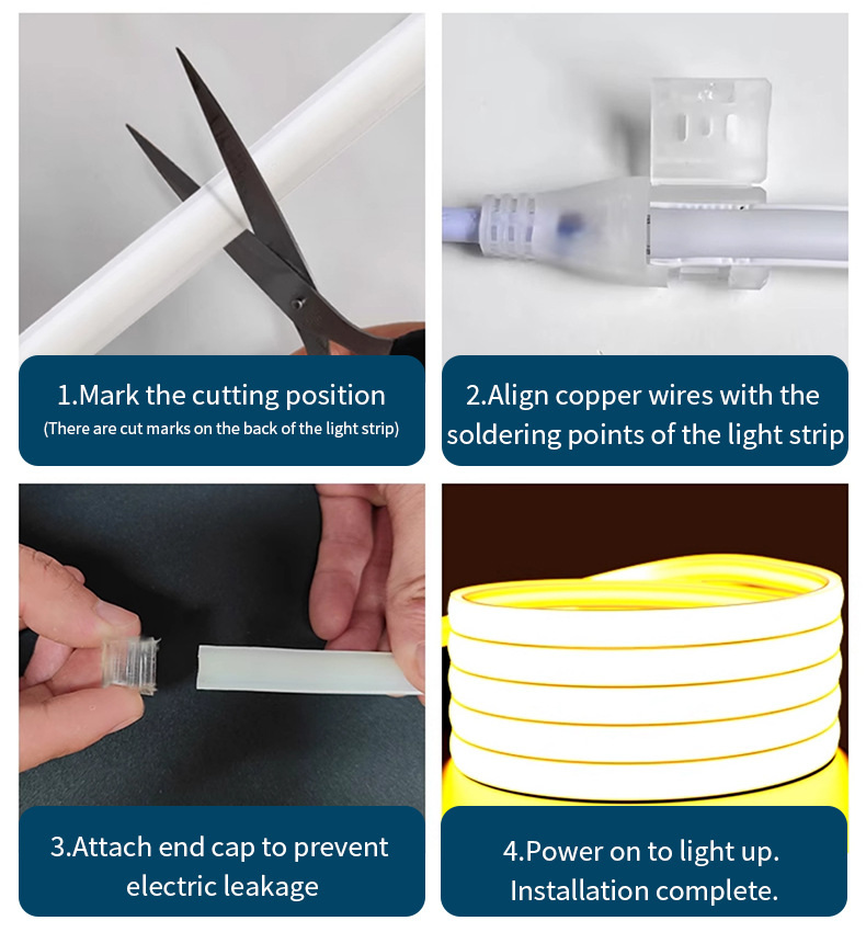 Pin insertion and end-cap sealing steps.