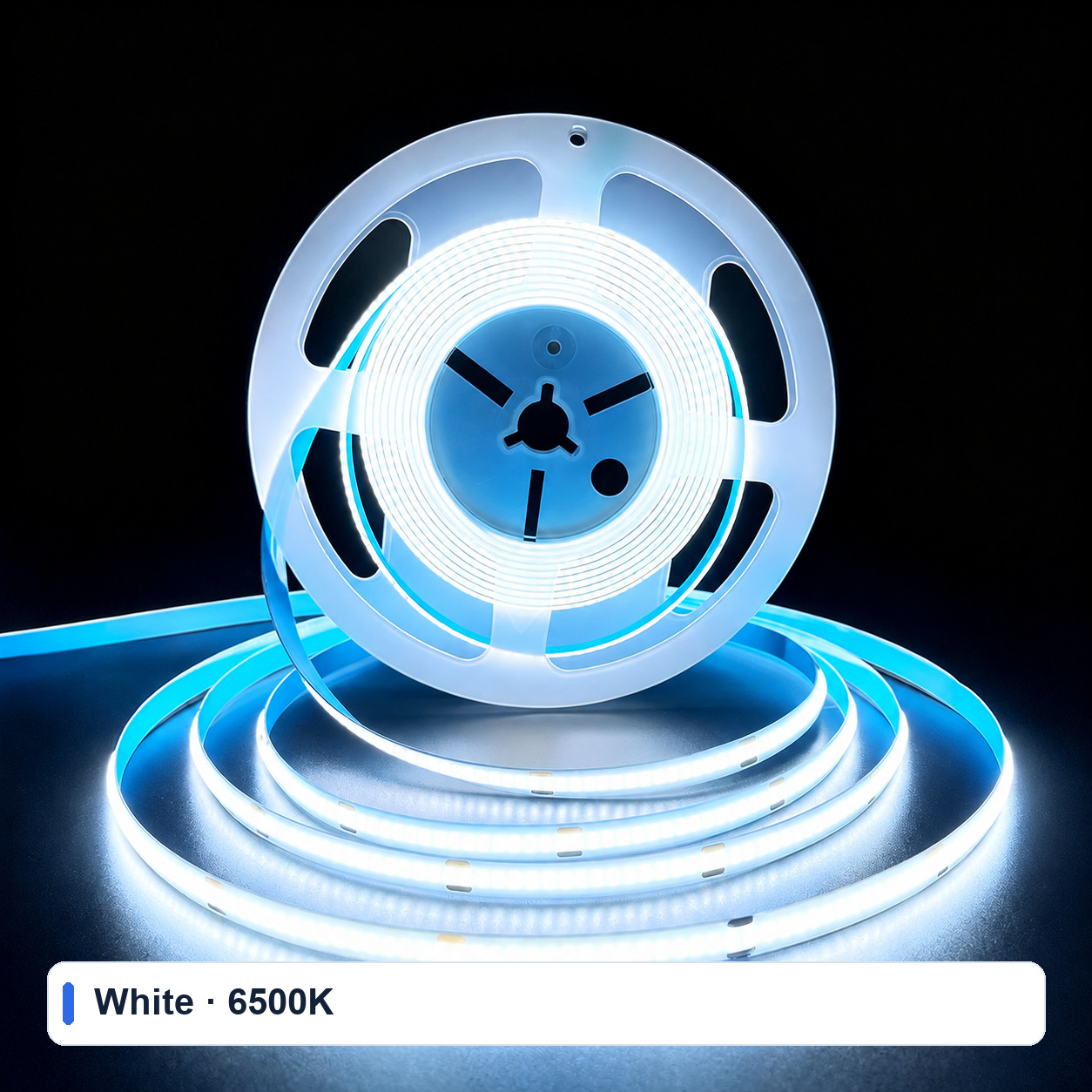 6500K white COB strip.