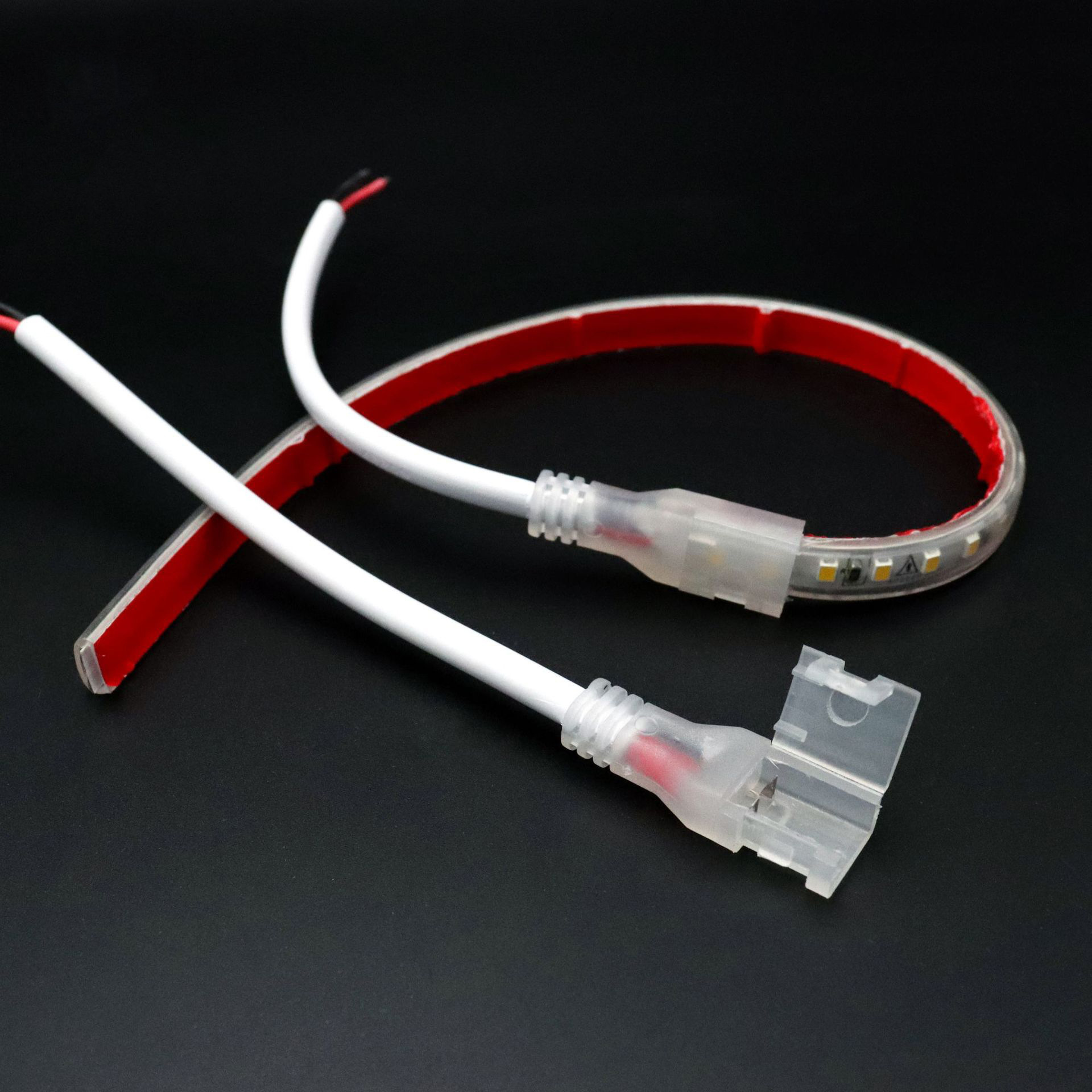 10 mm 2-Pin Solderless LED Strip Connector - connector set overview