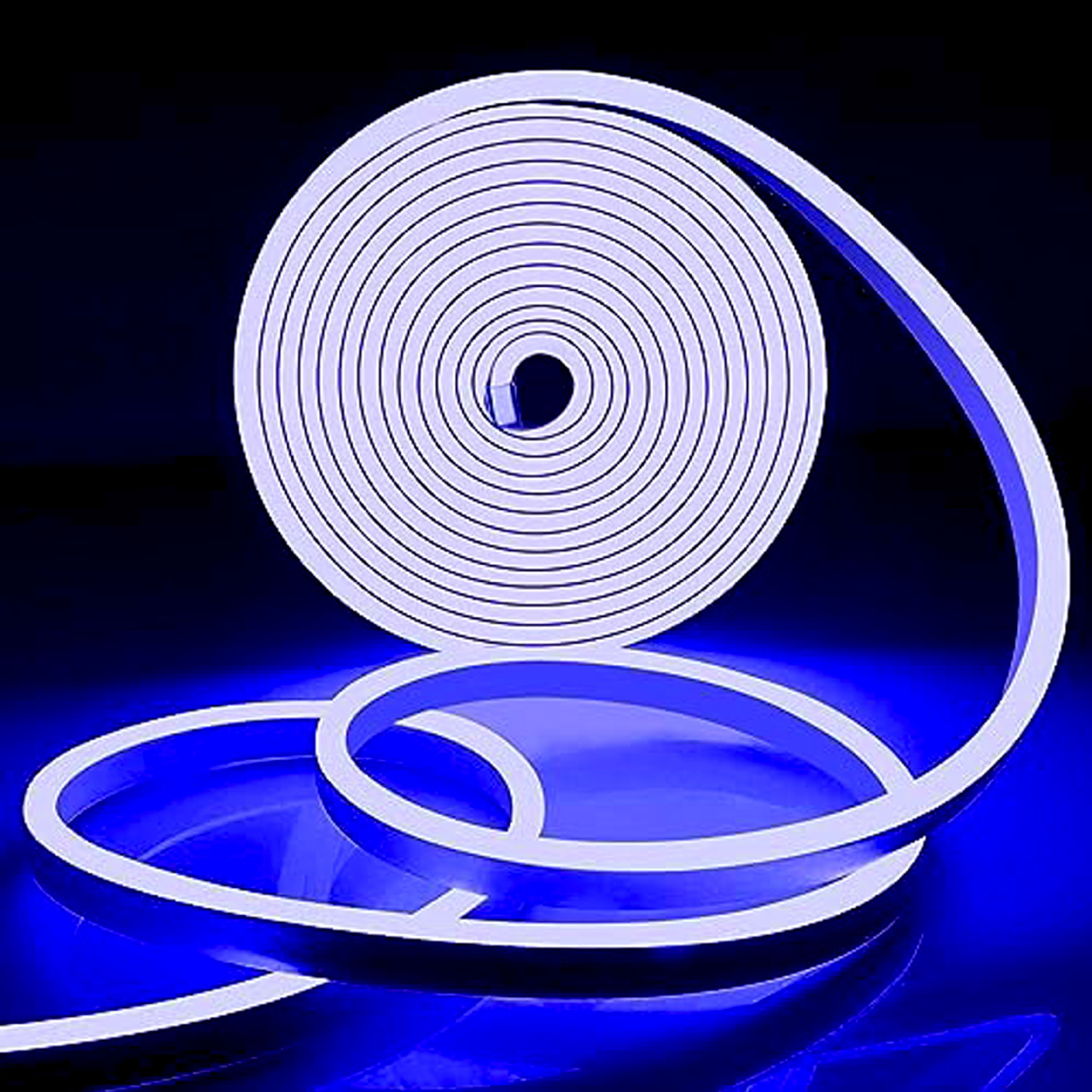 12V / 220V 2835 Flexible Neon Strip, 120 LEDs/m - blue lighting effect