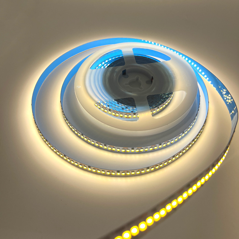 12V/24V High-Density 2835 Flexible LED Strip - warm-white lighting effect