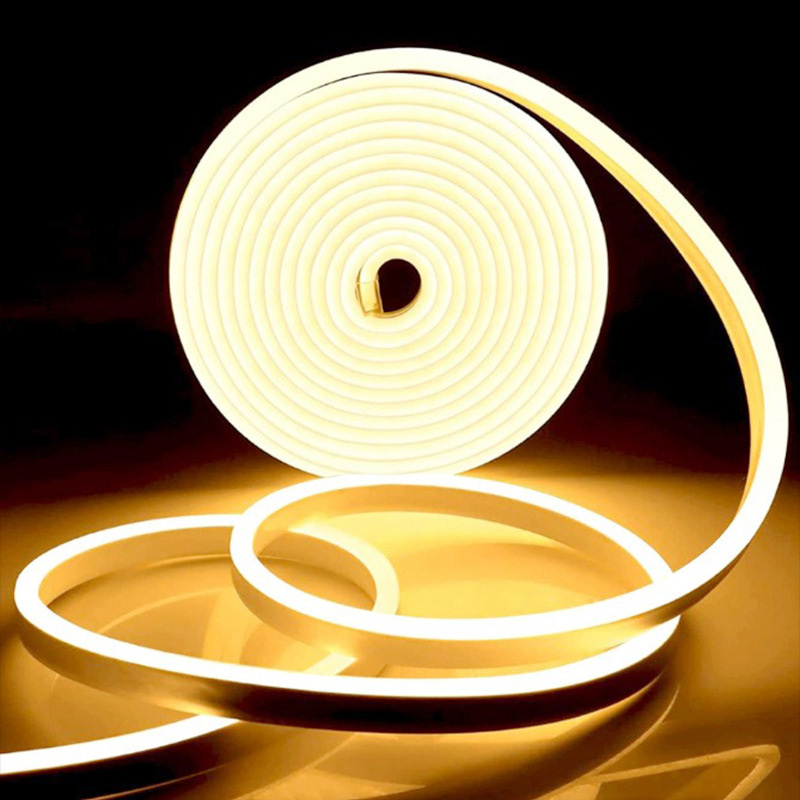 12V Flexible Neon Strip for Signs and Shaped Lighting - warm-white lighting effect