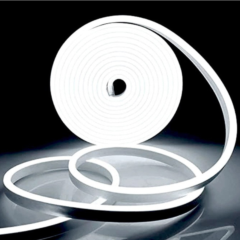 12V Flexible Neon Strip for Signs and Shaped Lighting - white lighting effect