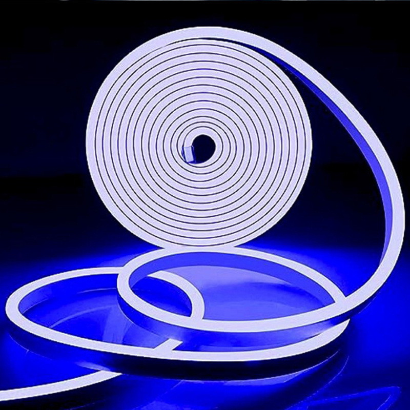 12V Flexible Neon Strip for Signs and Shaped Lighting - blue lighting effect