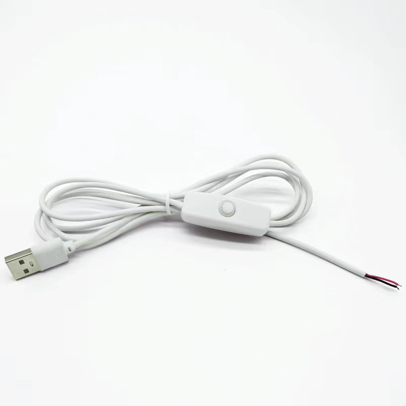 Low-Voltage 2835 USB LED Strip for Light Art - usb button lead