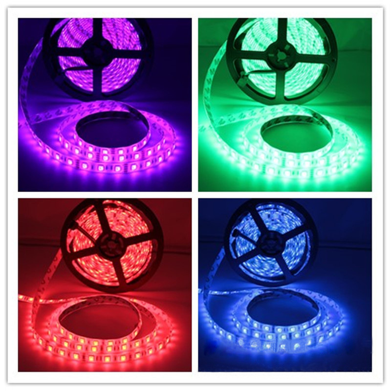 5V/12V/24V 5050 RGB Flexible LED Strip - color range