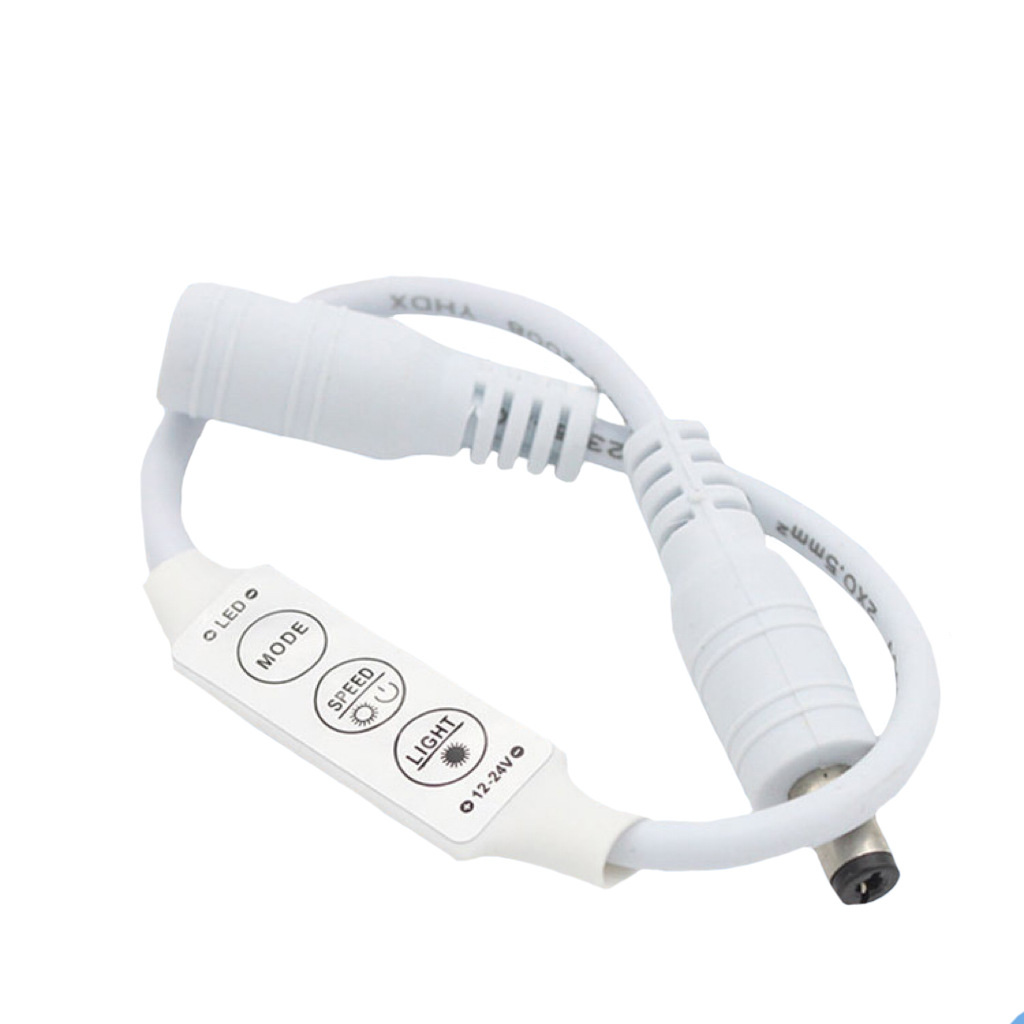 5-12V Mini LED Dimmer and RGB Controller - dc connector controller
