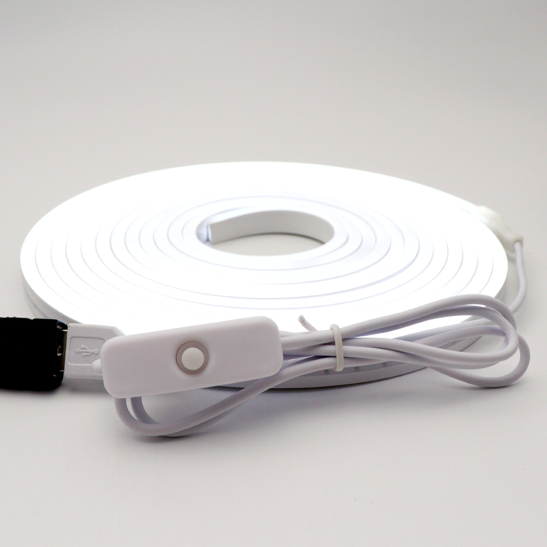 5V USB Flexible Neon Strip with 501 Button Switch