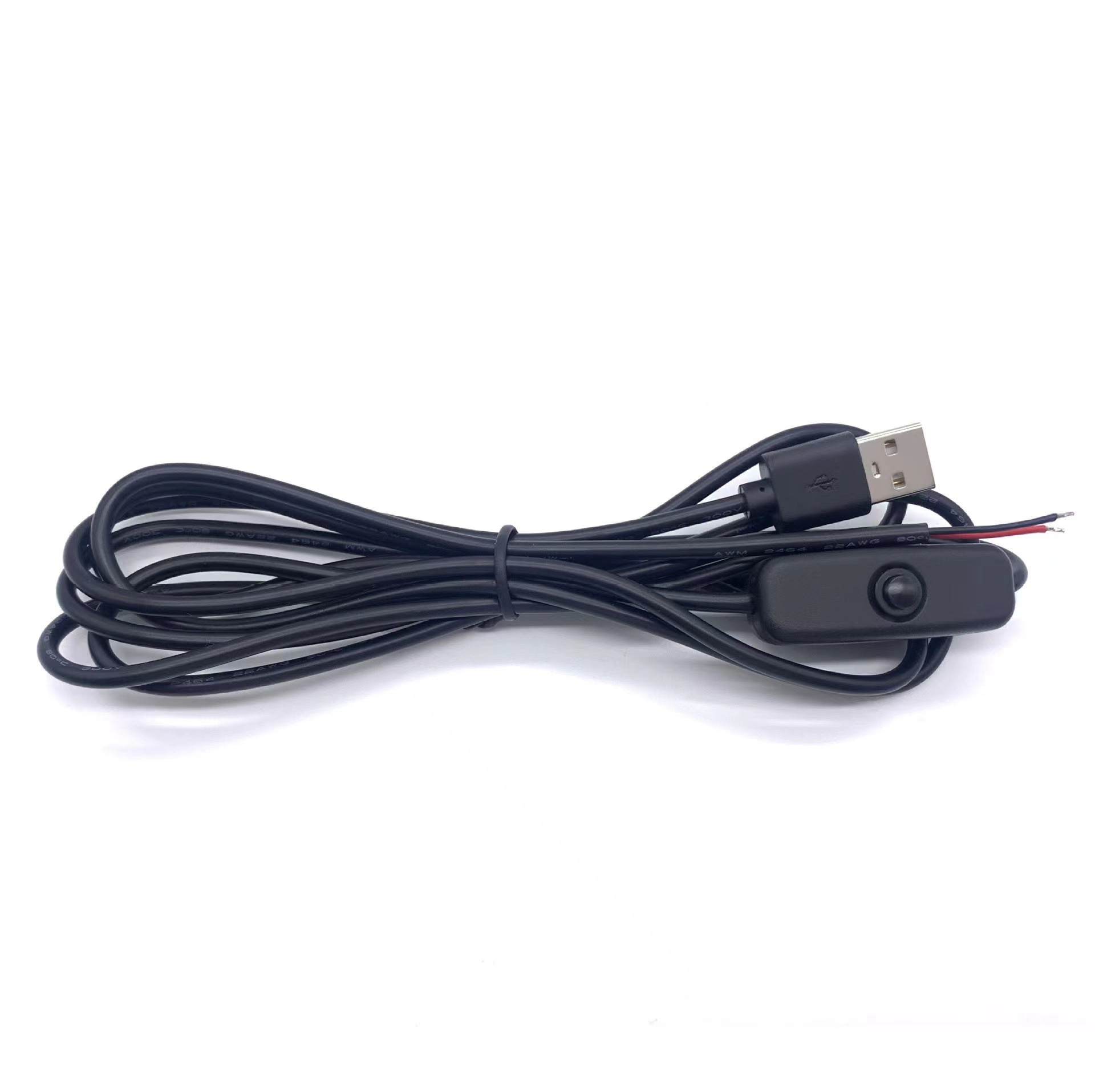 5V USB Switch and Control Cable Range - black usb switch lead