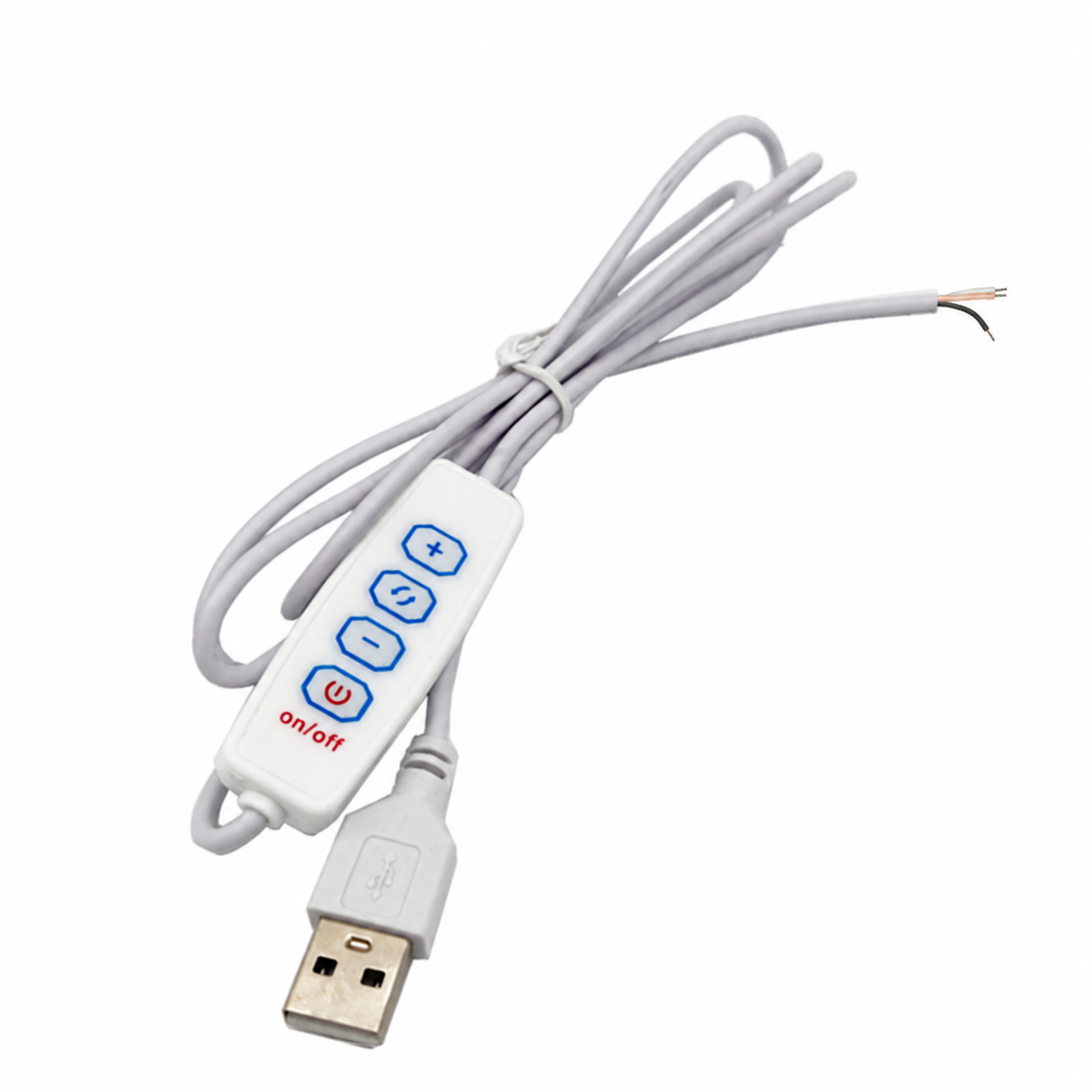 5V USB Switch and Control Cable Range - four-button controller