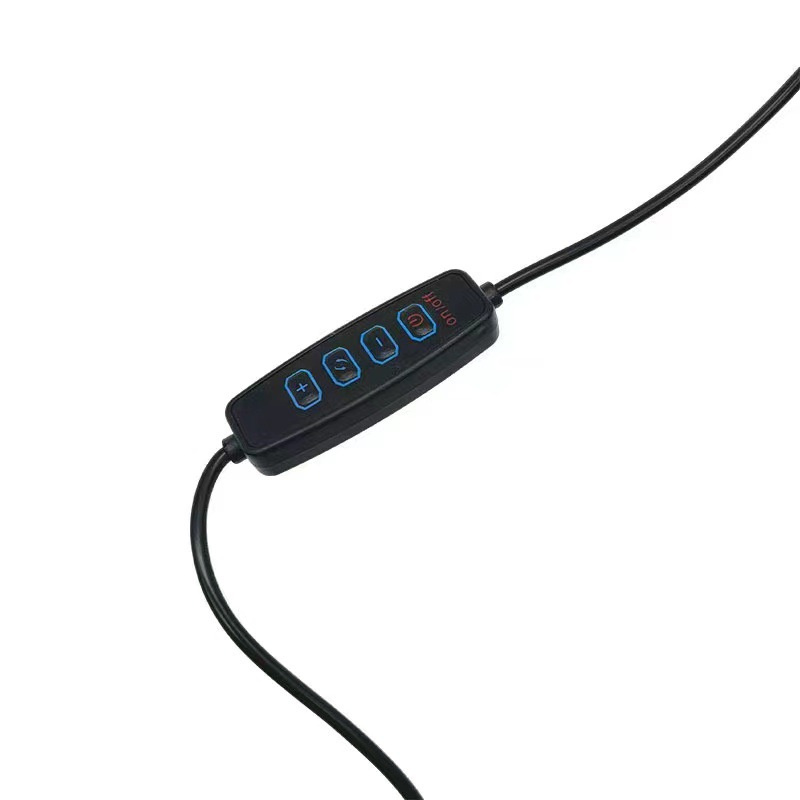 5V USB Switch and Control Cable Range - black four-button controller