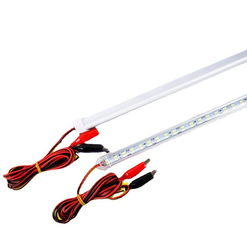 Rigid LED Bar with Battery-Clamp Lead