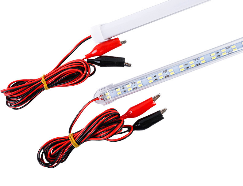Rigid LED Bar with Battery-Clamp Lead - rigid bar set