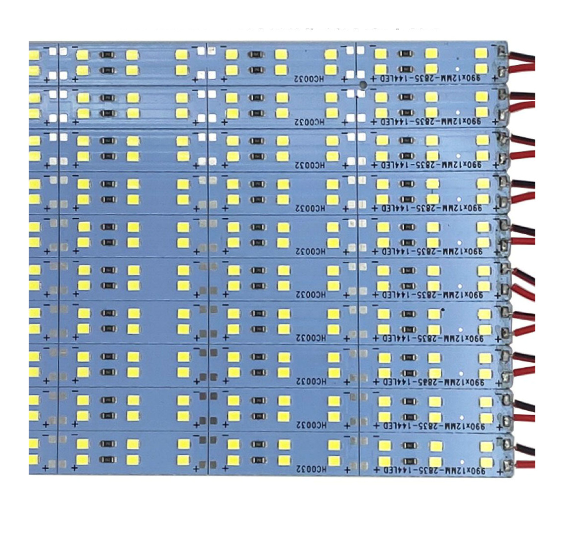 12V 2835 Dual-Row 144-LED Rigid Bar