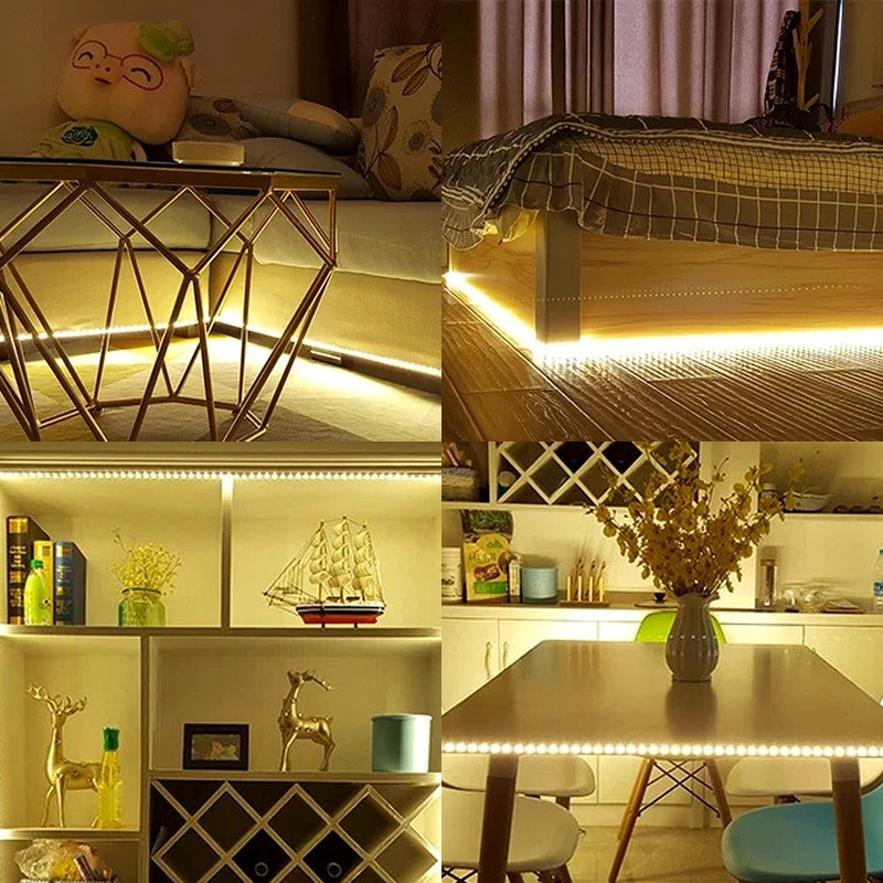 Dual-row rigid LED bars used in living rooms, bedrooms, cabinets and dining areas