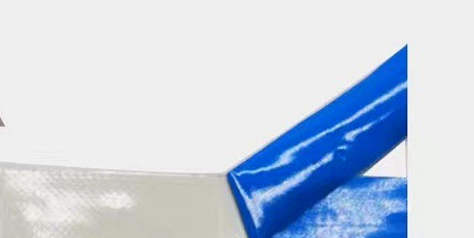 Blue insulating double-sided adhesive backing on the LED strip