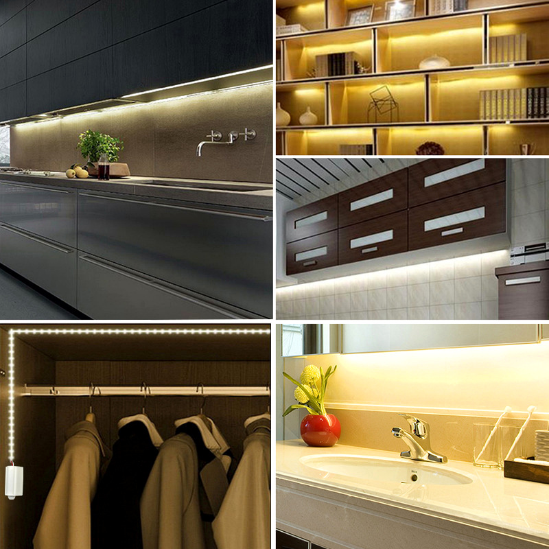 Rigid LED bars used in kitchens, cabinets and wardrobes