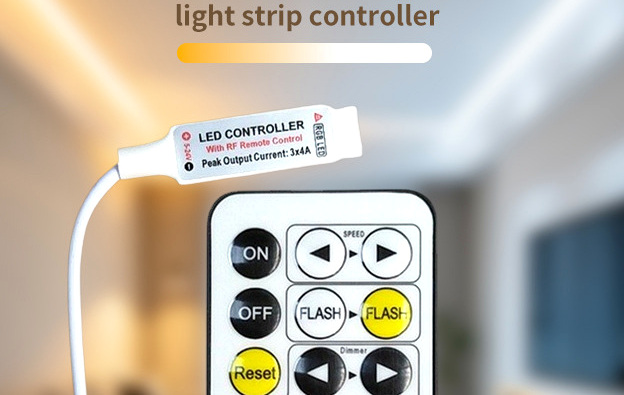 15-key infrared dual-white LED strip controller