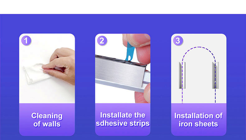 Controller connection and adhesive mounting steps for the RGBIC neon strip