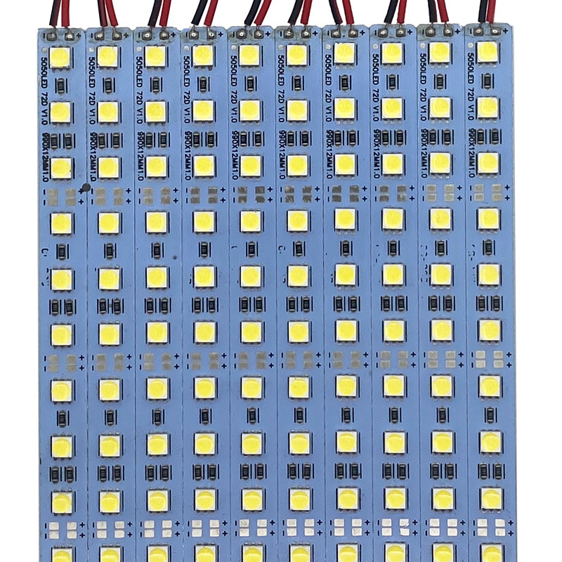 Shorter 36-LED rigid bar board layout