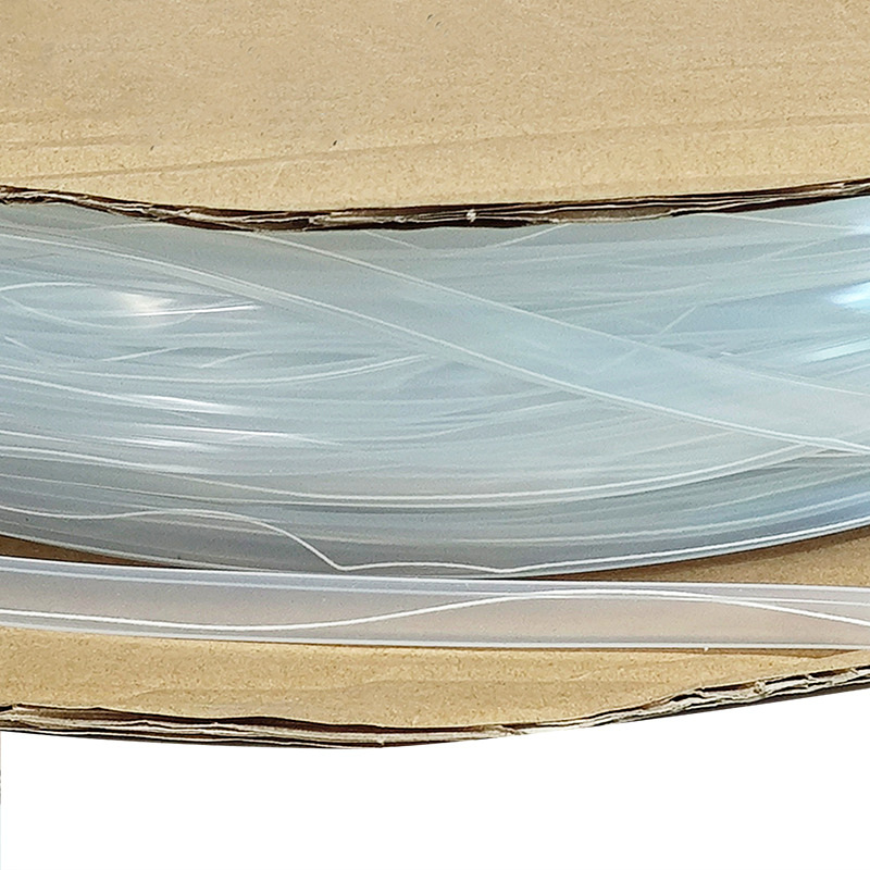 Silicone sleeve cross-sections shown on a reel