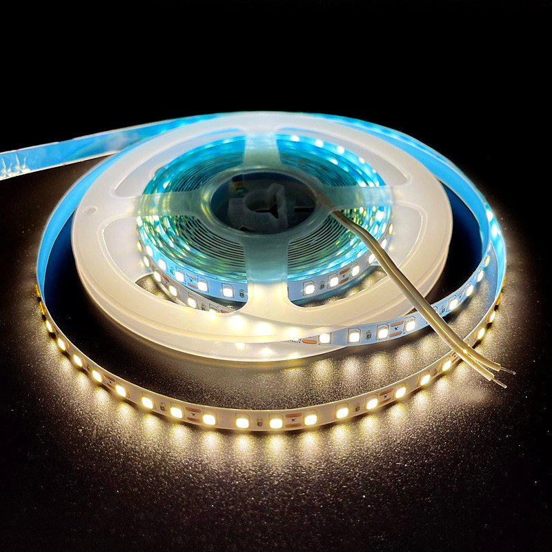 Neutral white lighting illustrating placement or visible light appearance for the 5 V USB white-light strip family