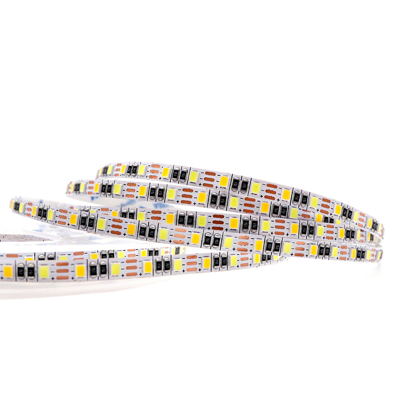 Close view of narrow flexible 2835 SMD LED strip