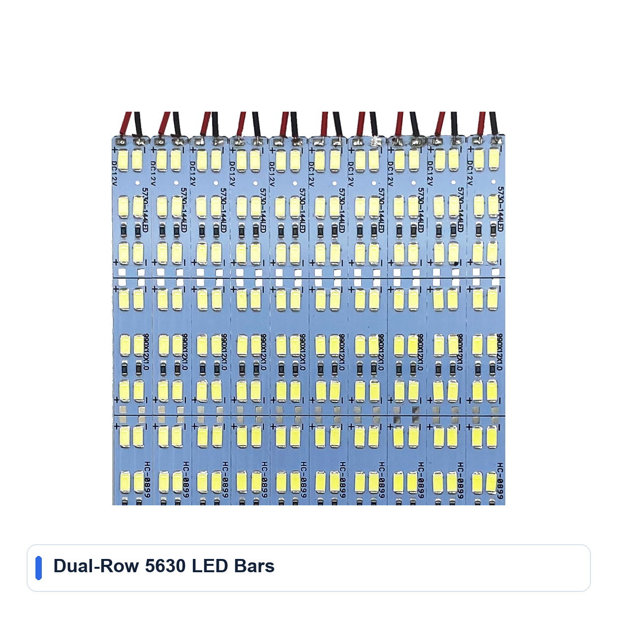 12V/24V Double-Row 5630 Rigid LED Bar