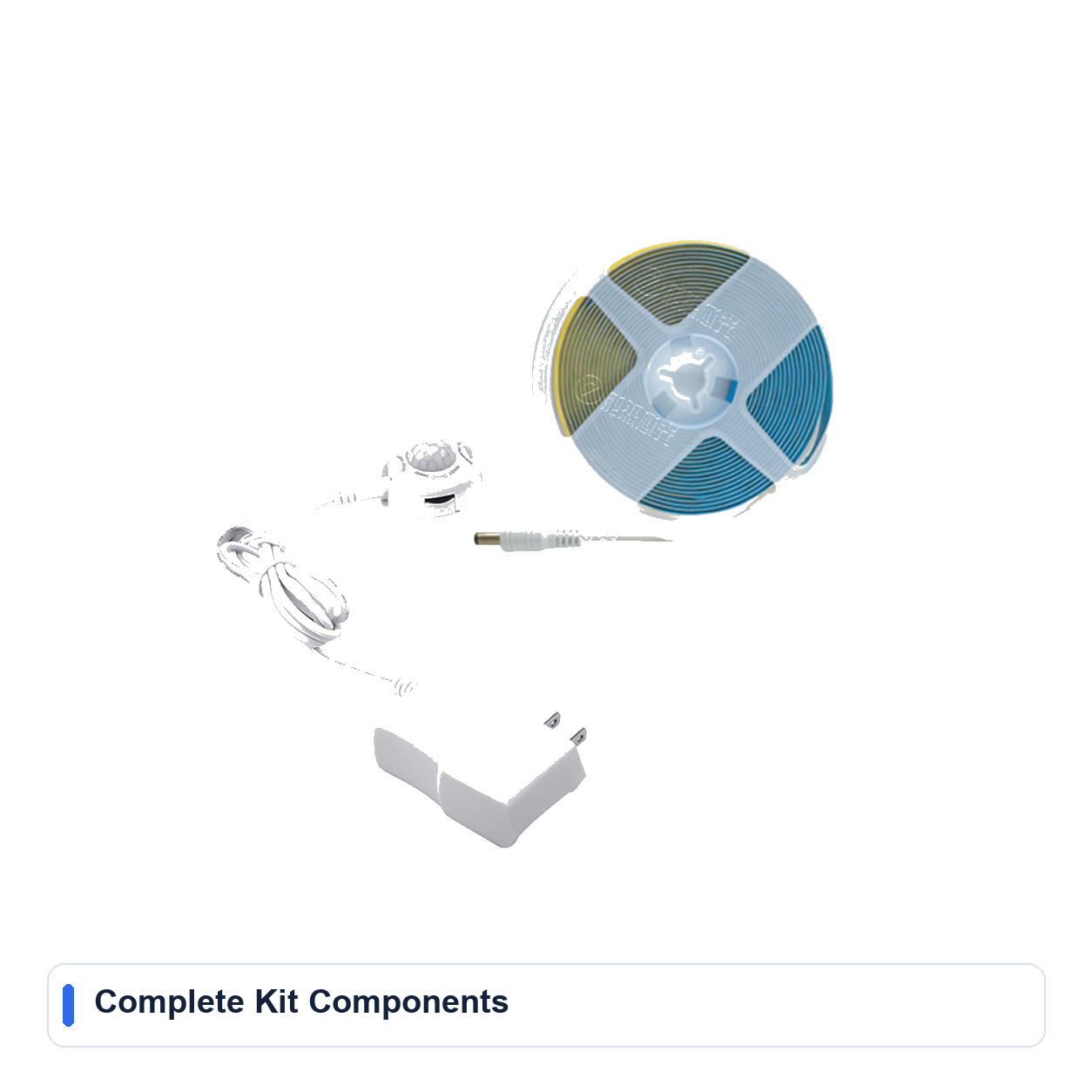 Complete Kit Components for 12V COB Motion sensor LED strips