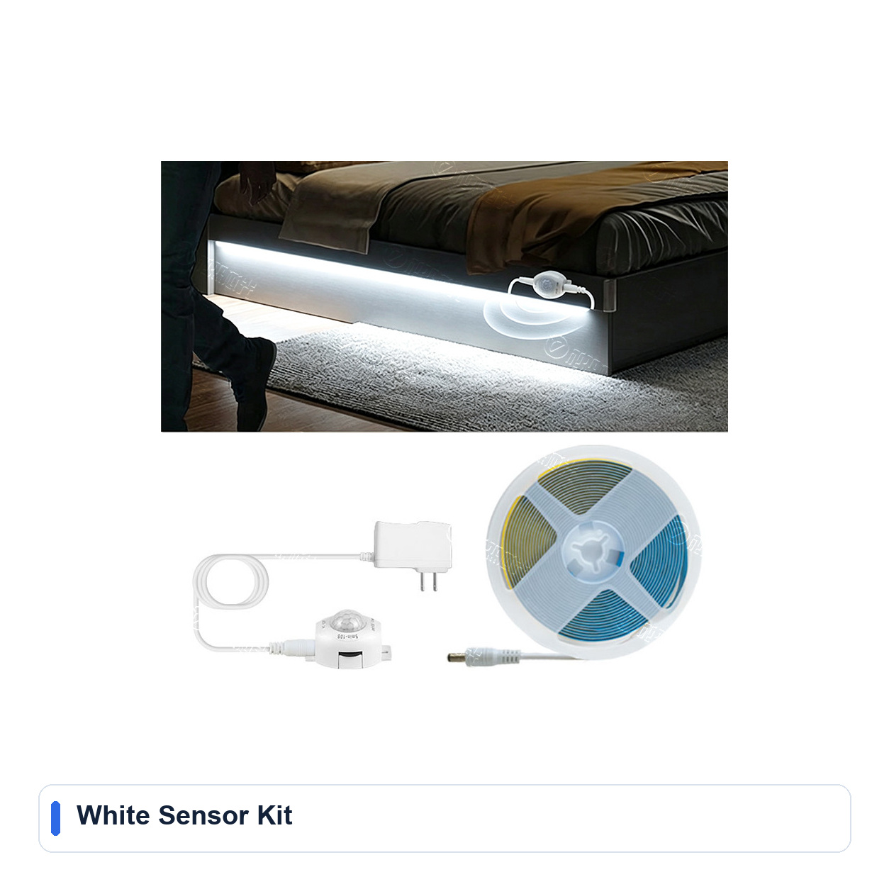 White Sensor Kit for 12V COB Motion sensor LED strips