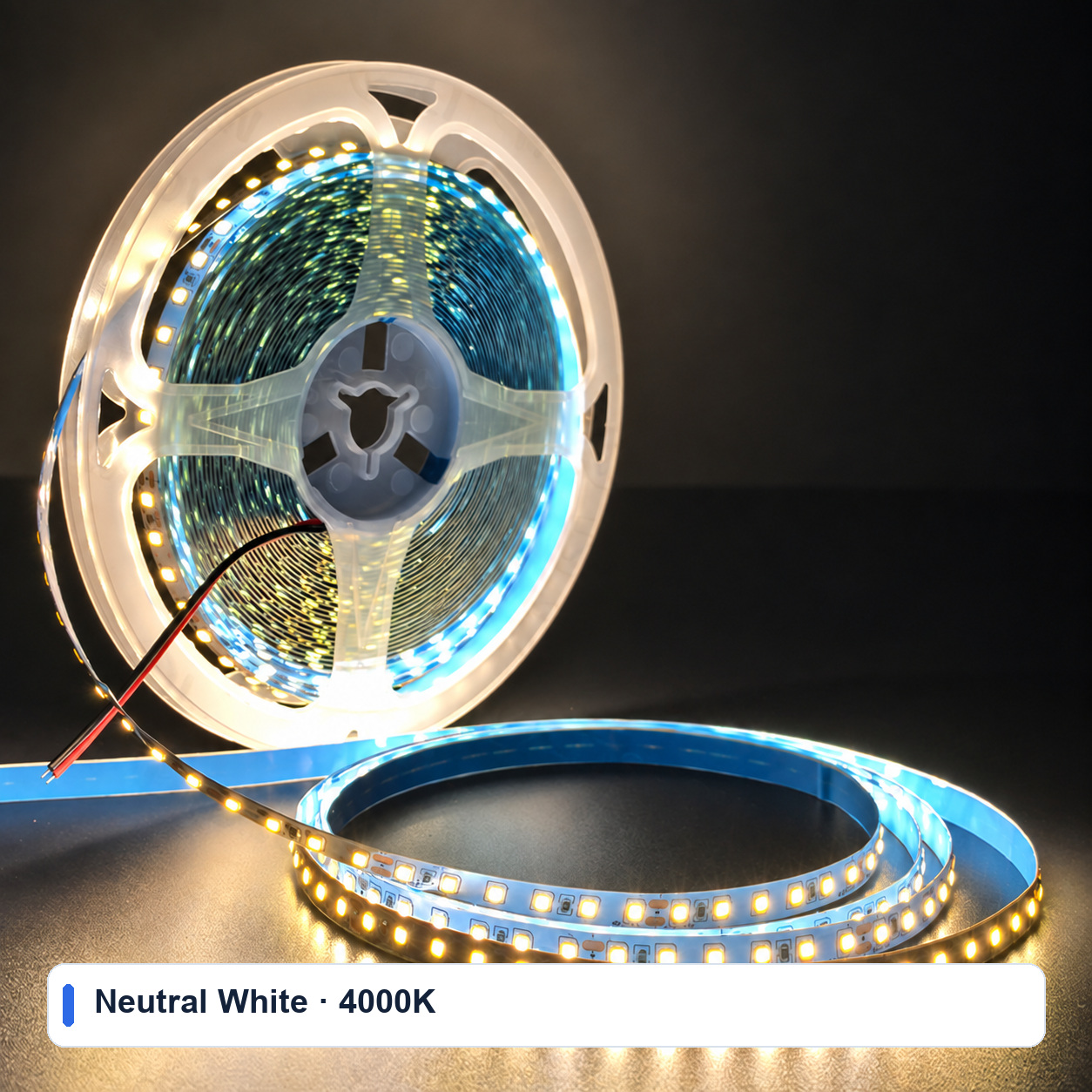 Neutral White · 4000K for 24V 8MM 2835 SMD and flexible LED strips