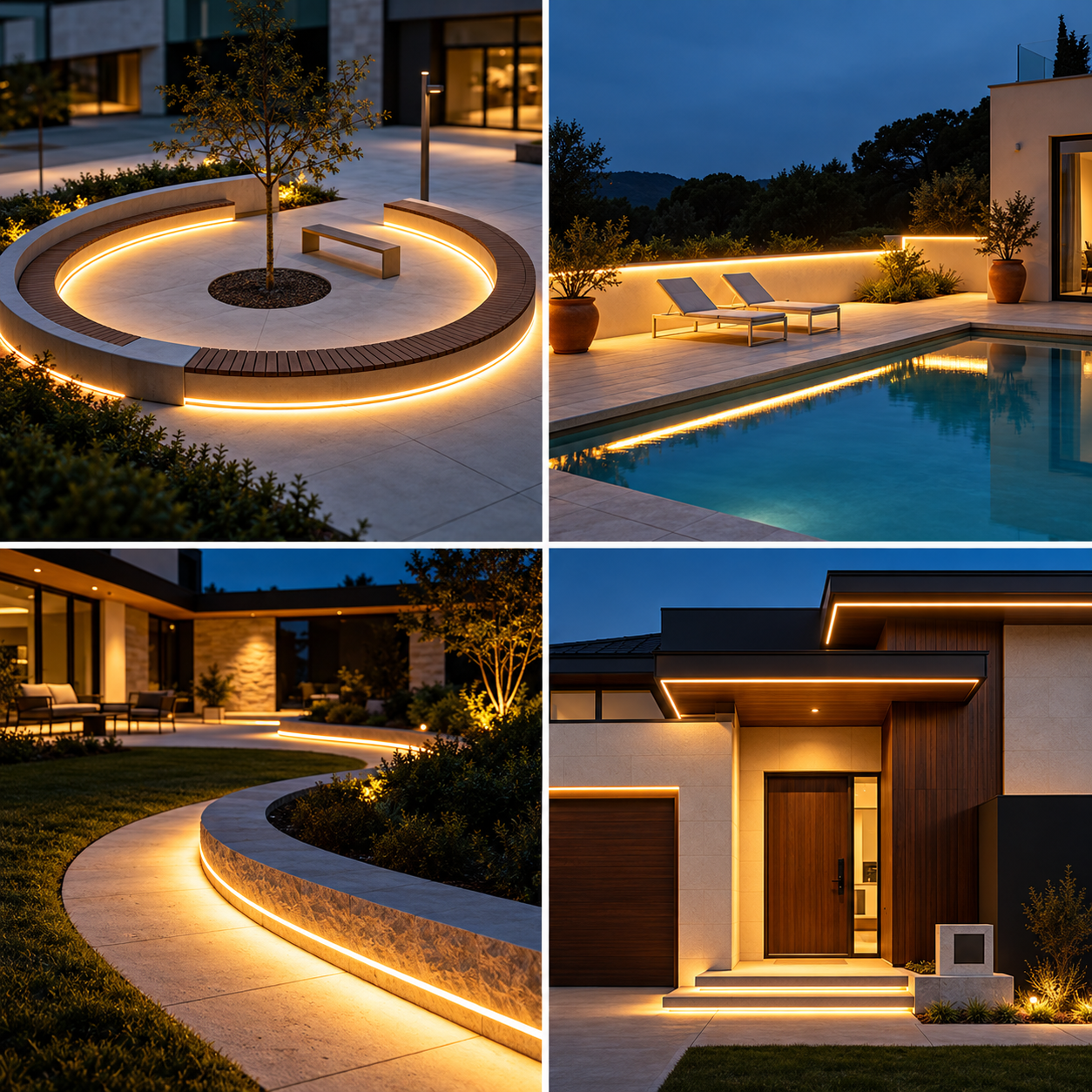 24V COB LED strips — 09 outdoor application reference