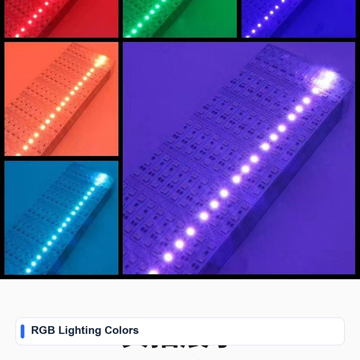 RGB Lighting Colors for RGB 5050 Low-voltage Rigid LED bars