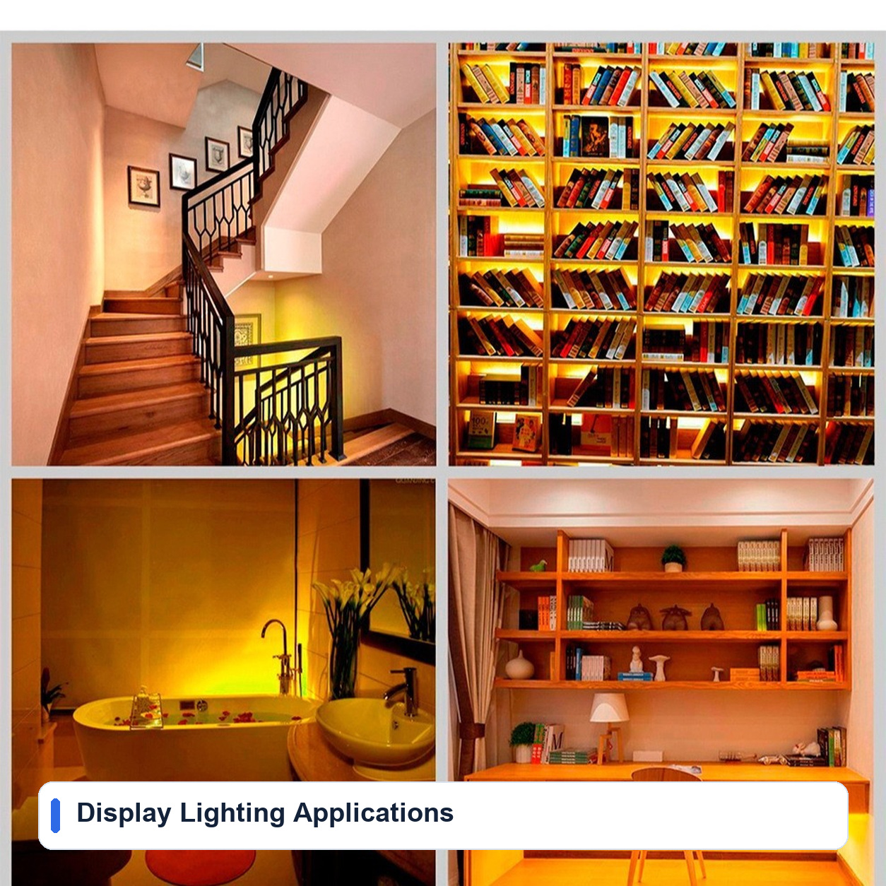 Display Lighting Applications for 5V 5630 Low-voltage Rigid LED bars