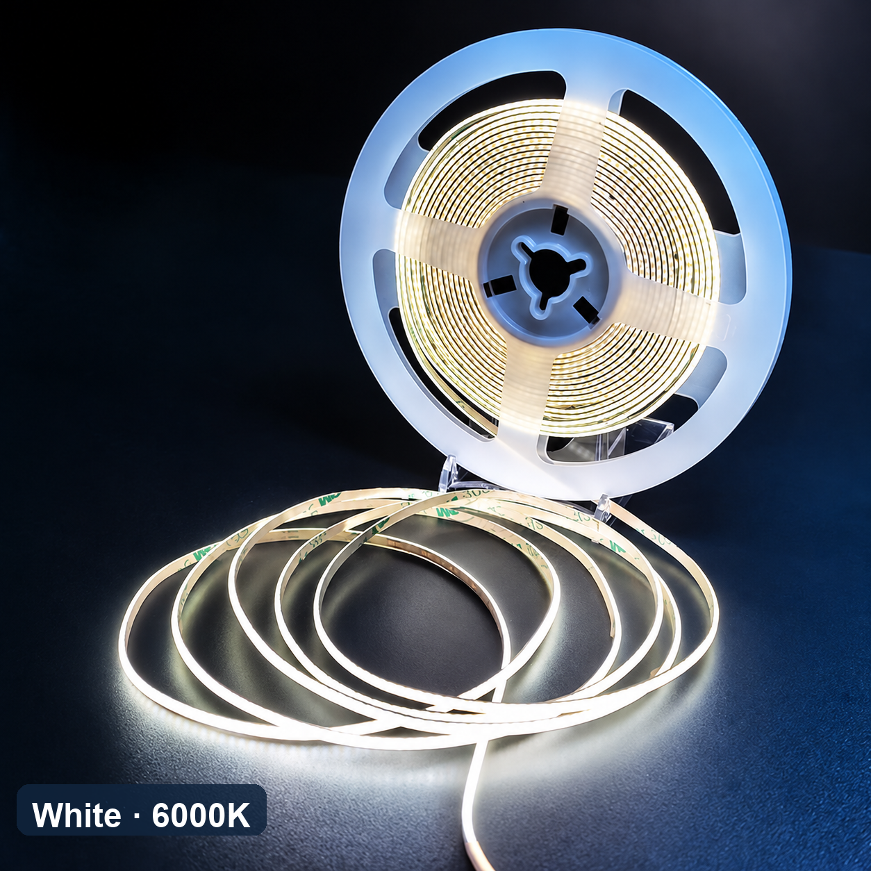 5V USB COB LED strips — 02 white 6000k