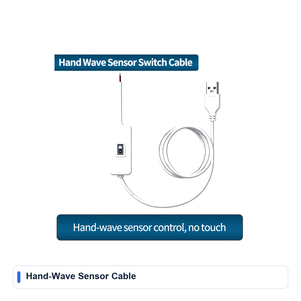 Hand-Wave Sensor Cable for 5V USB Low-voltage Switch and control cables