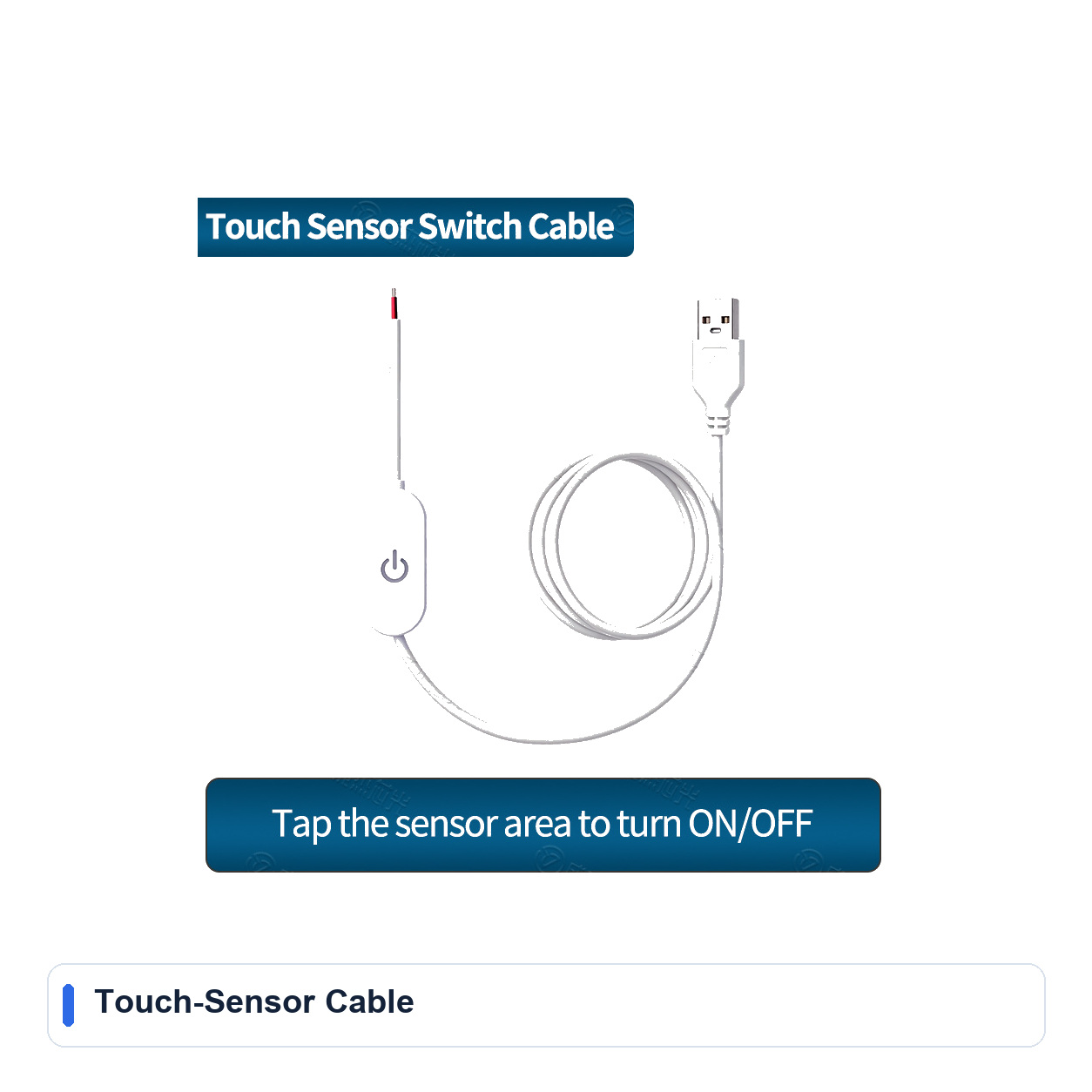 Touch-Sensor Cable for 5V USB Low-voltage Switch and control cables