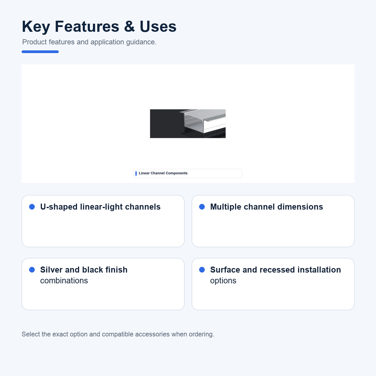 Key features and uses of Aluminium channels and profiles
