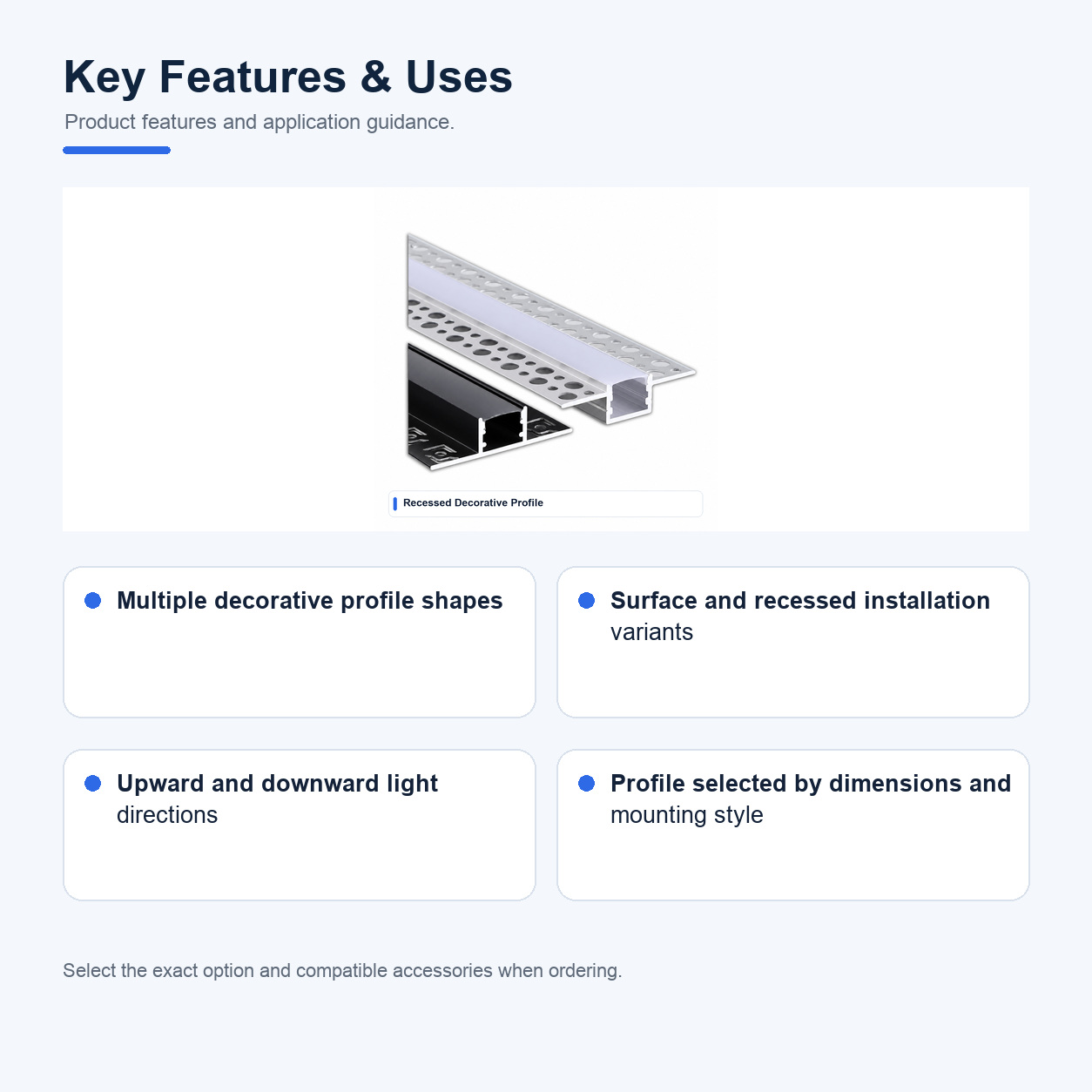 Key features and uses of Aluminium channels and profiles