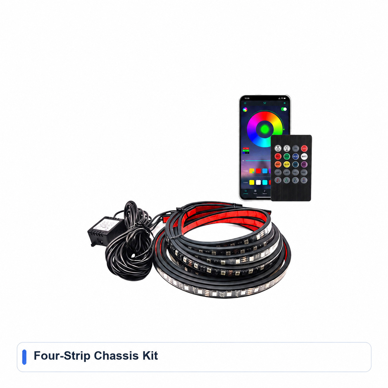 Four-Piece RGBIC Car Underglow Kit