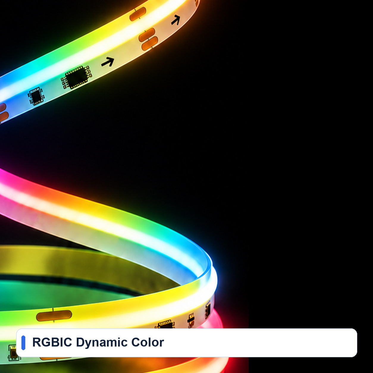 RGB COB LED strips — 02 rgbic dynamic color