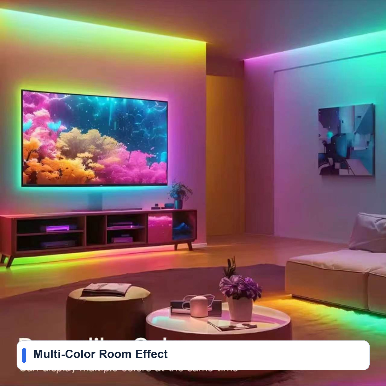 Multi-Color Room Effect for RGB LED neon flex