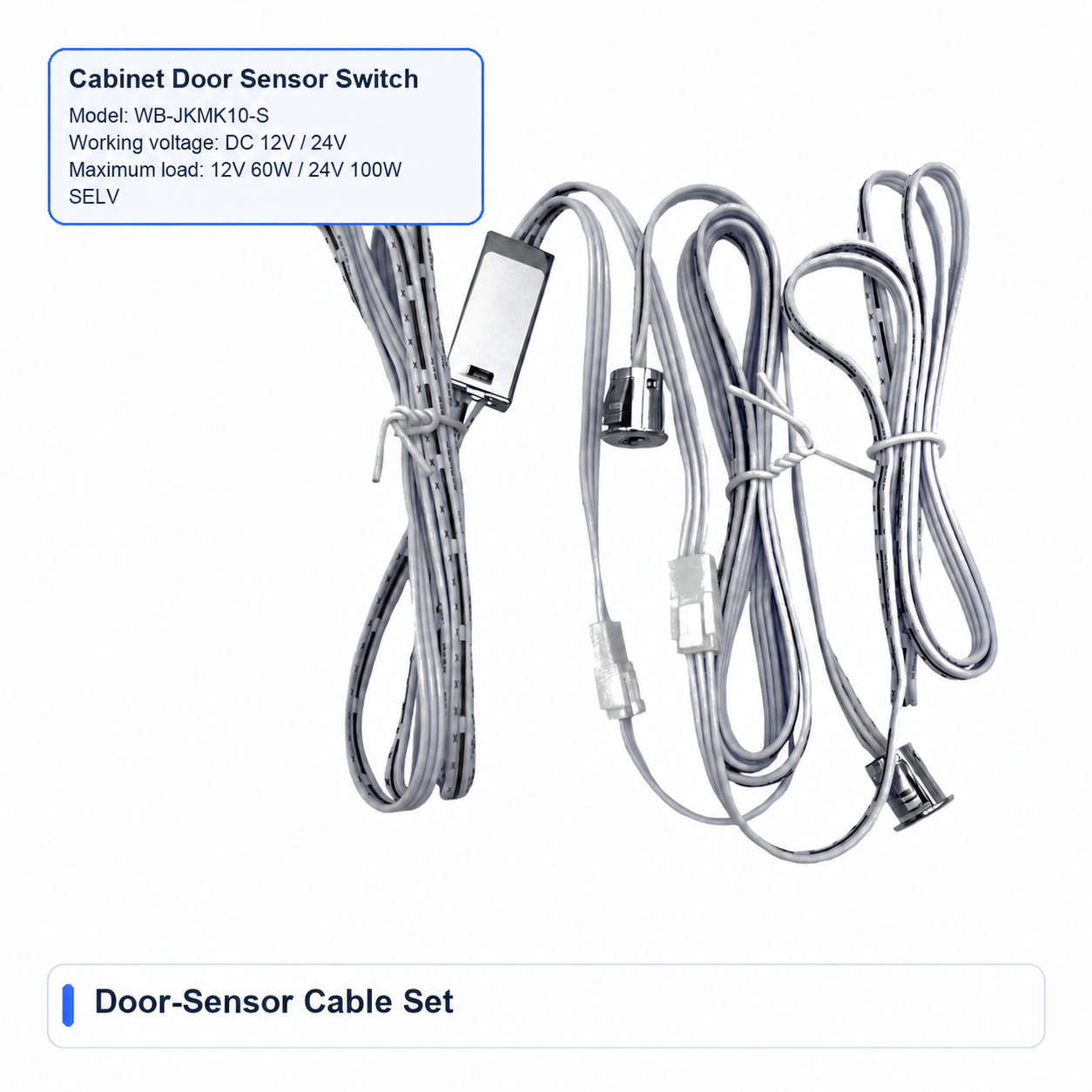 Door-Sensor Cable Set for Power-supply LED power supplies and adapters