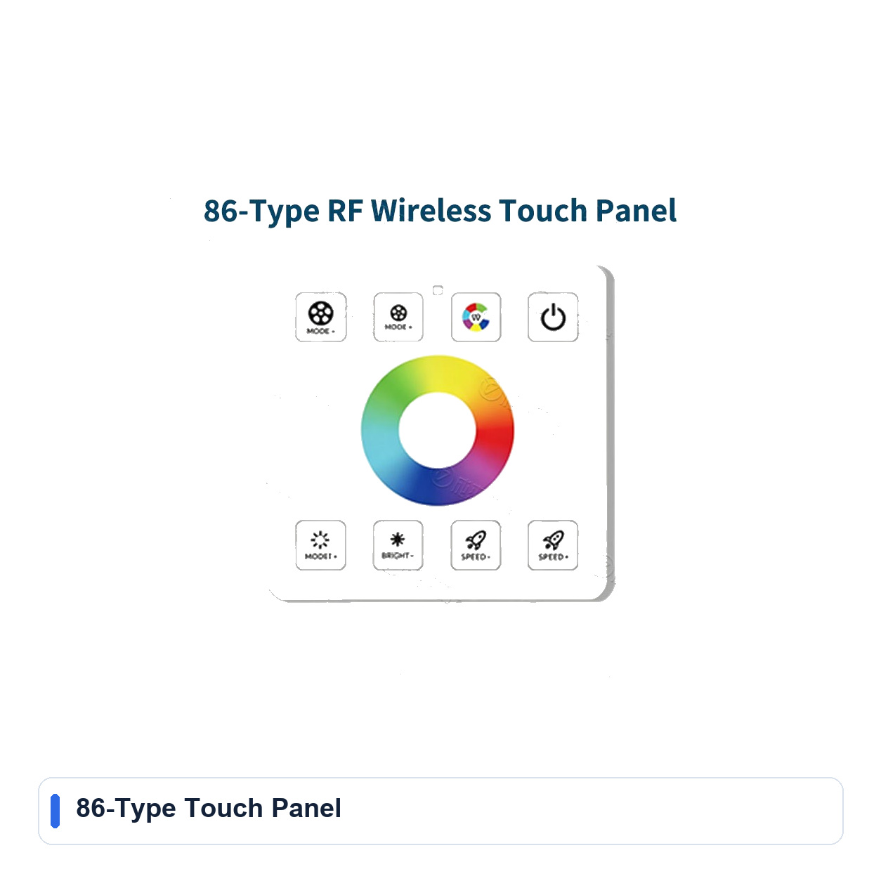 86-Type Touch Panel and RF RGB Controller
