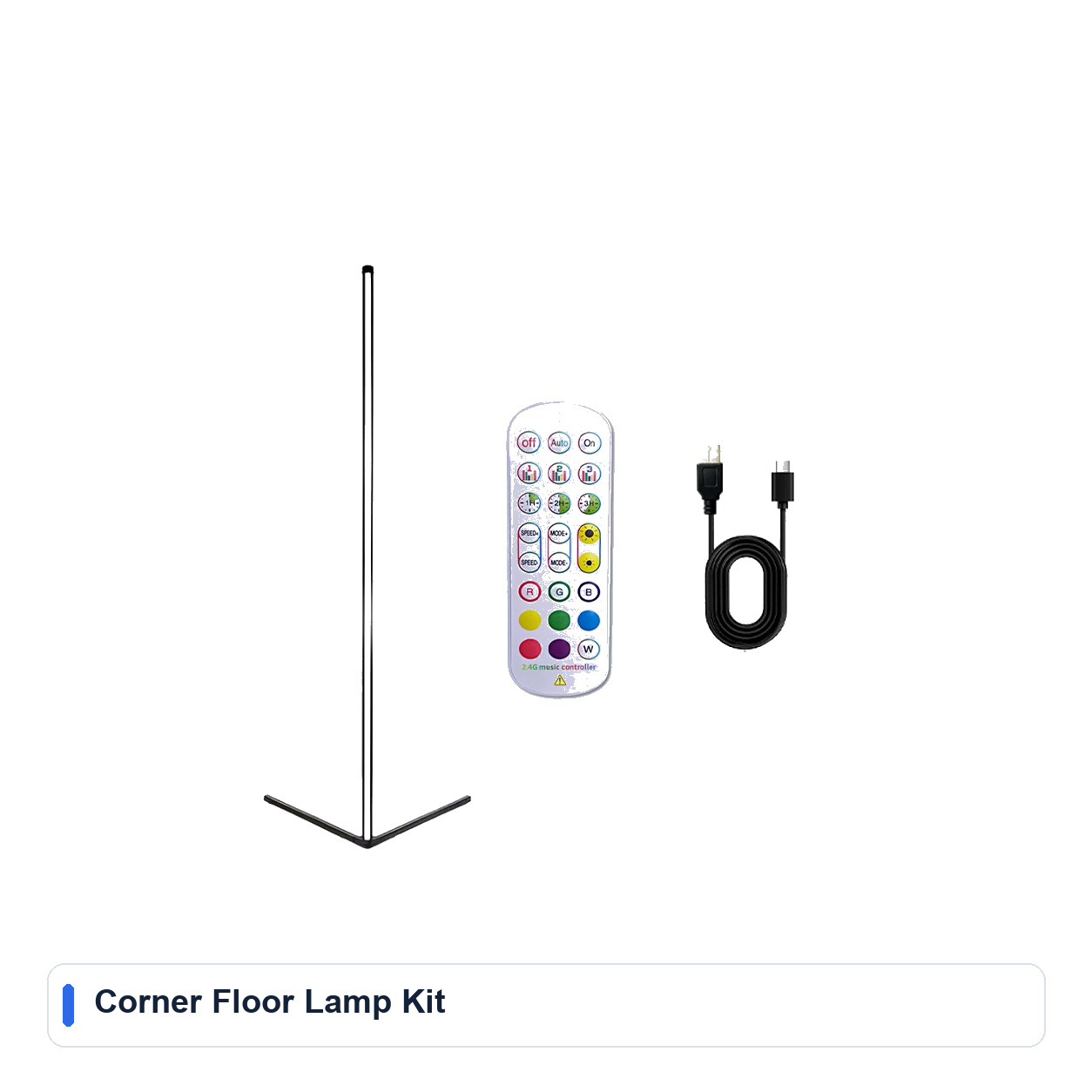 RGB Corner Floor Lamp with App and Remote