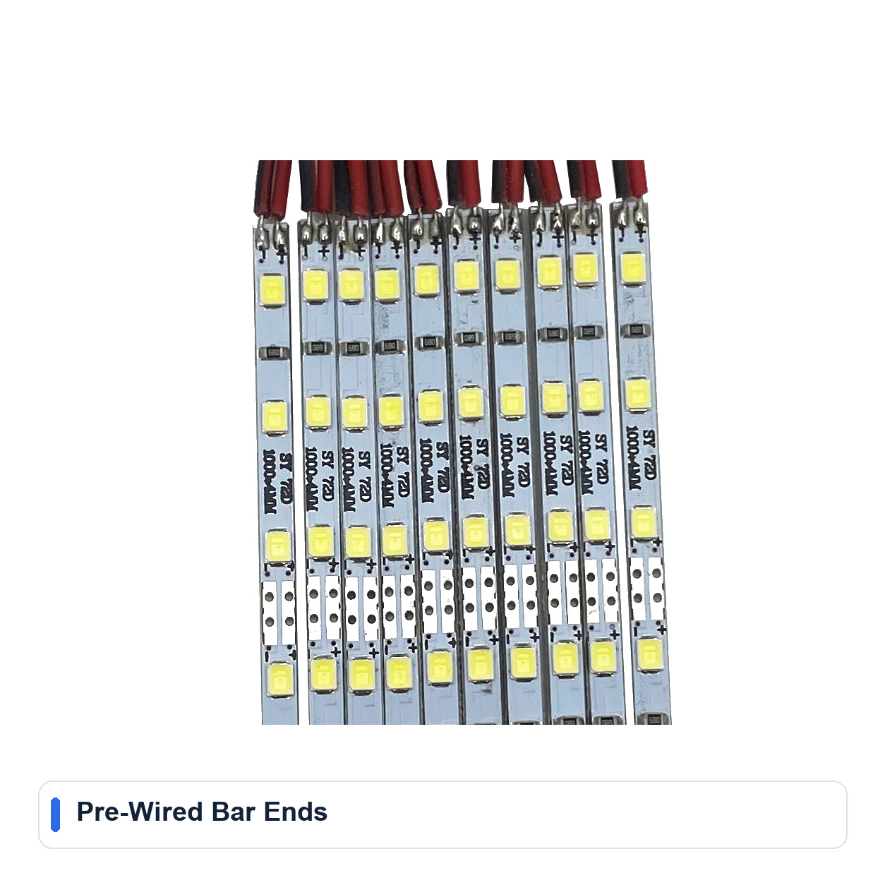 Pre-Wired Bar Ends for 4MM Slim Rigid LED bars